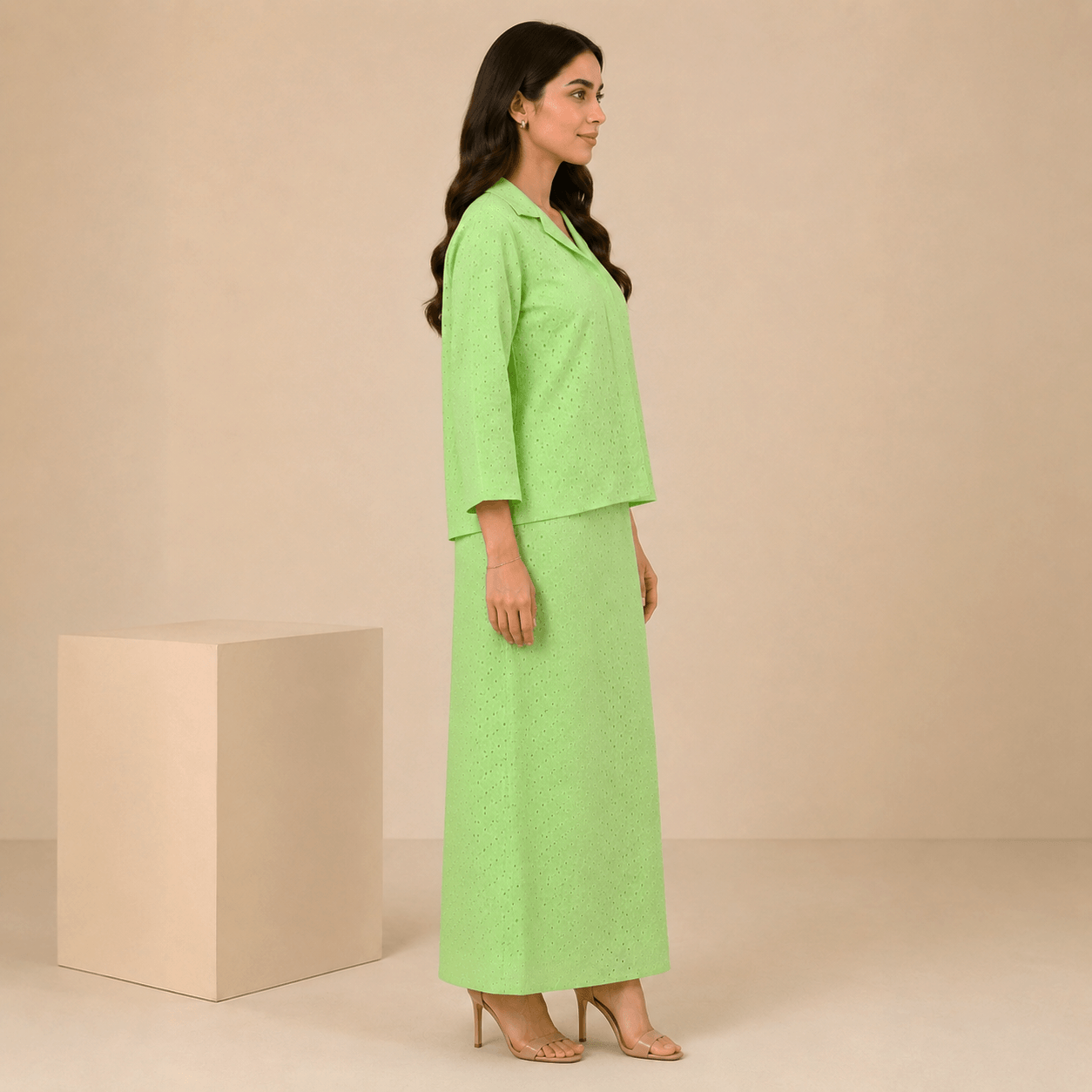 2 Piece - Chifli Cotton Maxi Dress