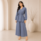2 Piece - Dusty Slate Blue Co-ord Set