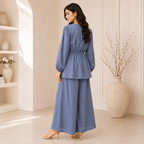 2 Piece - Dusty Slate Blue Co-ord Set