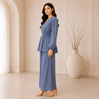2 Piece - Dusty Slate Blue Co-ord Set
