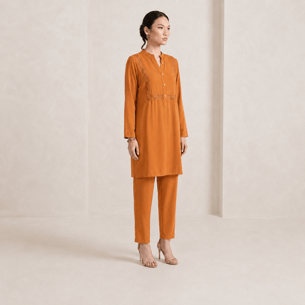 RBF 2 Piece - Amber Tarkashi Co-Ord Set