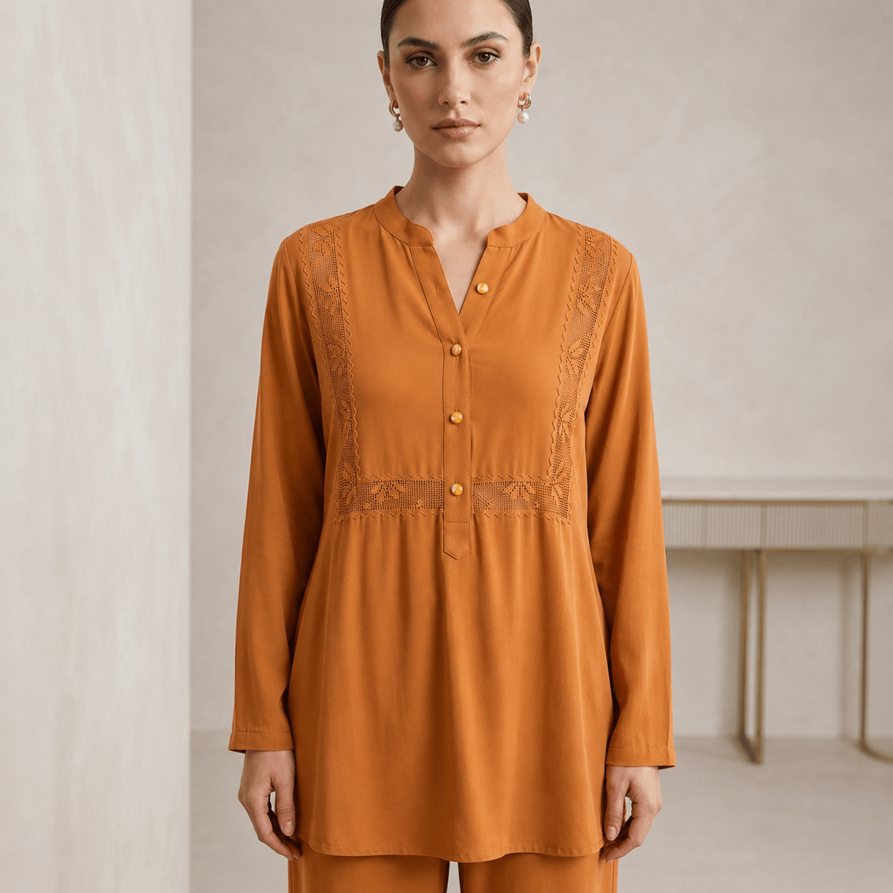 RBF 2 Piece - Amber Tarkashi Co-Ord Set