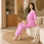 RBF 2 Piece - Blush Check & strips co-ord set