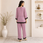 RBF 2 Piece - Dusty Rose Lace Co-Ord Set