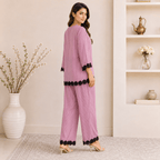 RBF 2 Piece - Dusty Rose Lace Co-Ord Set