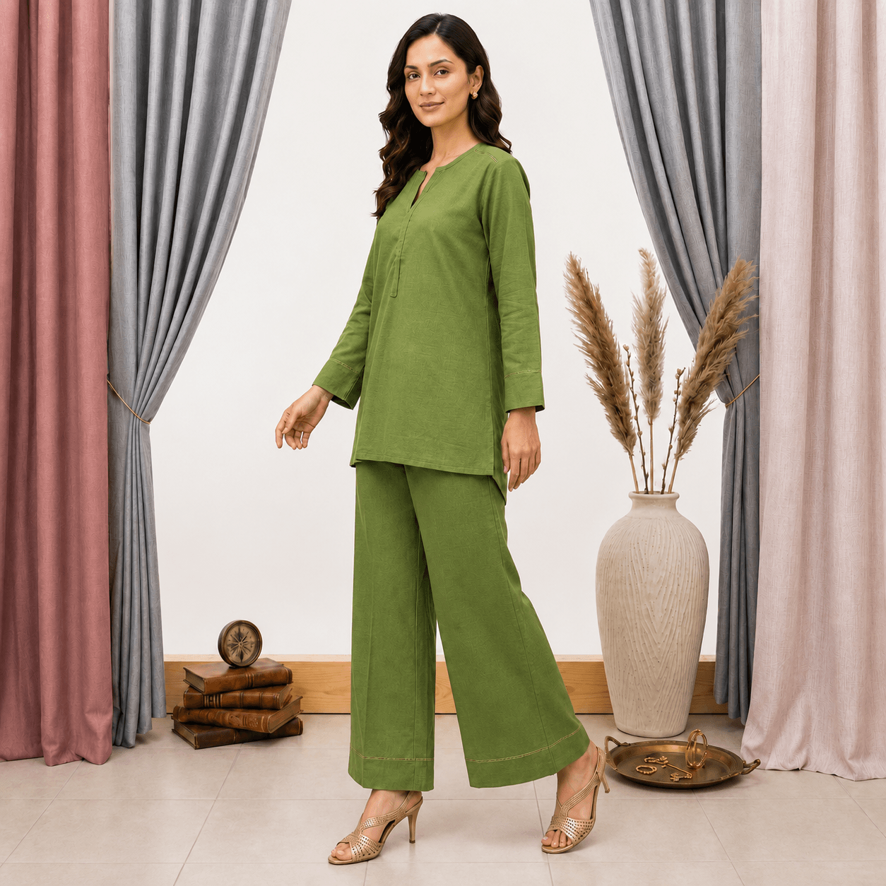 RBF 2 Piece - Olive Green Co-Ord Set
