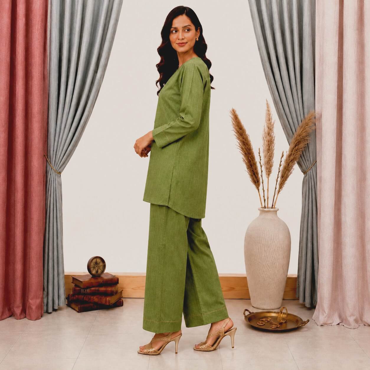 RBF 2 Piece - Olive Green Co-Ord Set