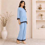 RBF 2 Piece - Powder Blue Lace Co-Ord Set