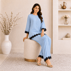 RBF 2 Piece - Powder Blue Lace Co-Ord Set