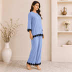 RBF 2 Piece - Sky Blue Lace Co-Ord Set
