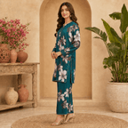 RBF 2 Piece - Teal Bloom Co-ord