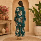 RBF 2 Piece - Teal Bloom Co-ord