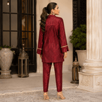 rbf 2 Piece - Burgundy Glow Co-Ord Set