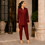 rbf 2 Piece - Burgundy Glow Co-Ord Set