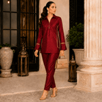 rbf 2 Piece - Burgundy Glow Co-Ord Set