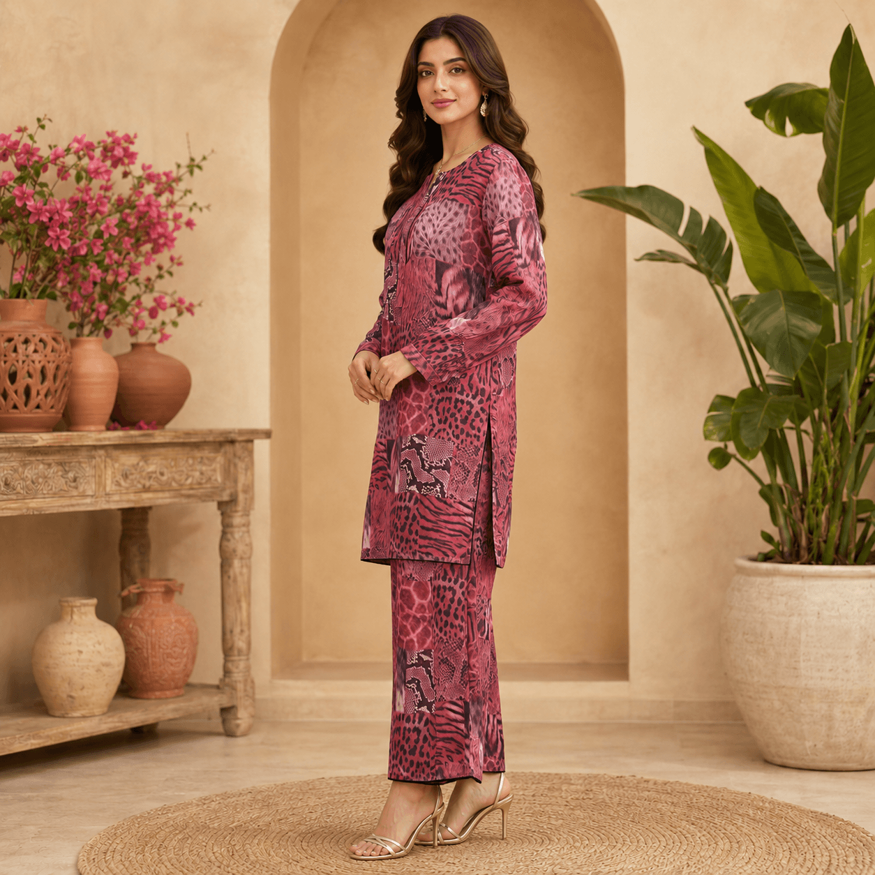 rbf 2 Piece - Mauve Safari Co-ord