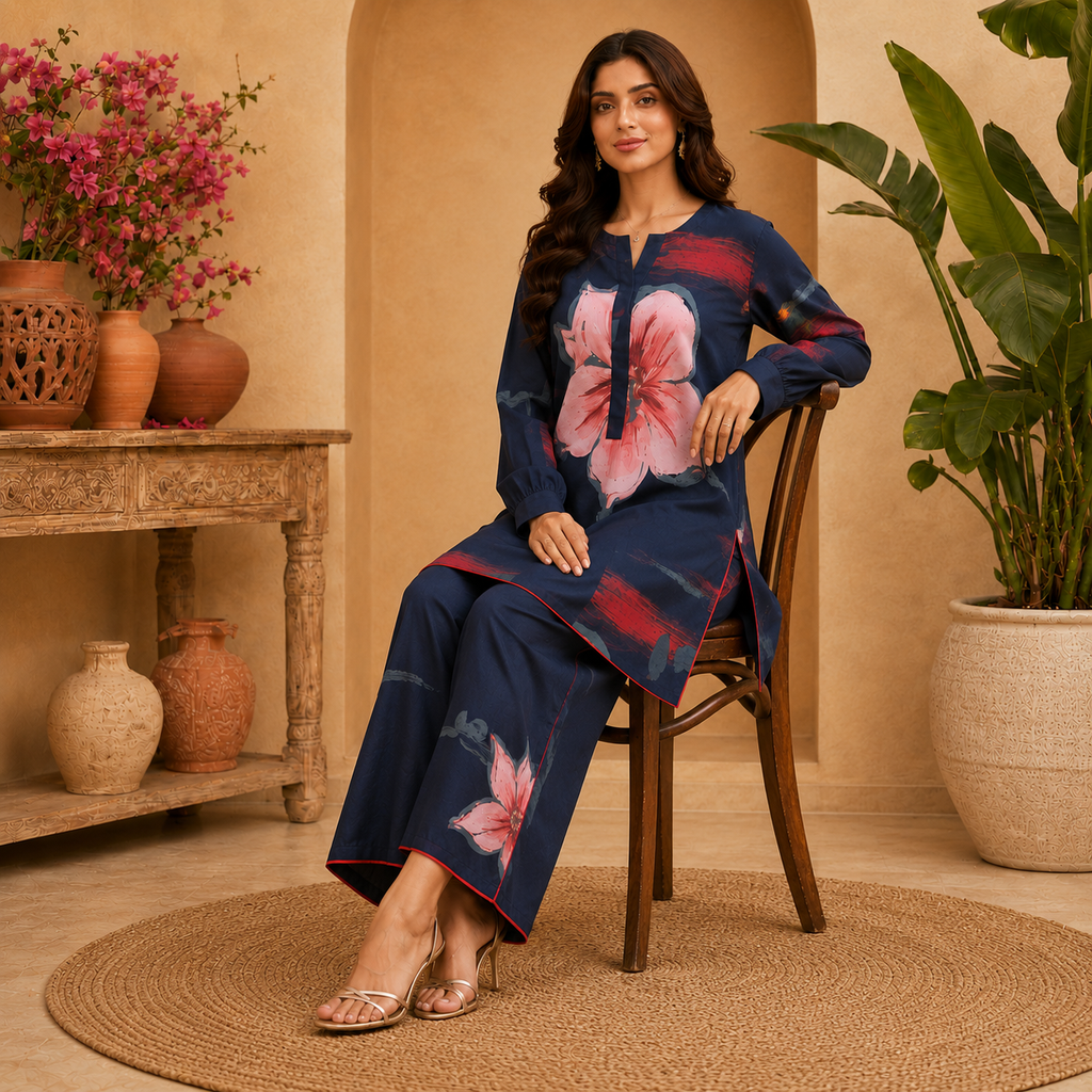 rbf 2 Piece - Midnight Bloom Co-ord 